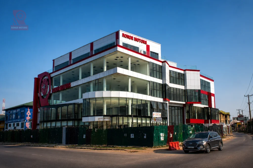 Ronor Motors showroom building in Accra, Ghana
